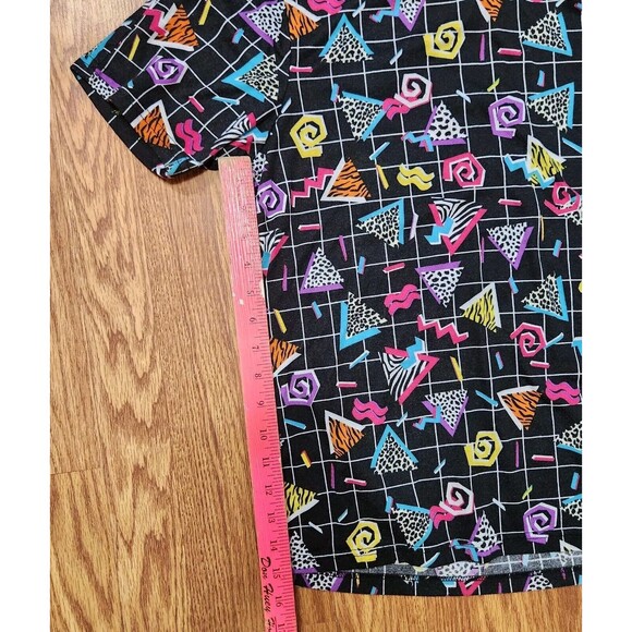 Fresh Prince of Bel Air Shirt Mens Medium Short Sleeve Black w Multicolor - Picture 7 of 7